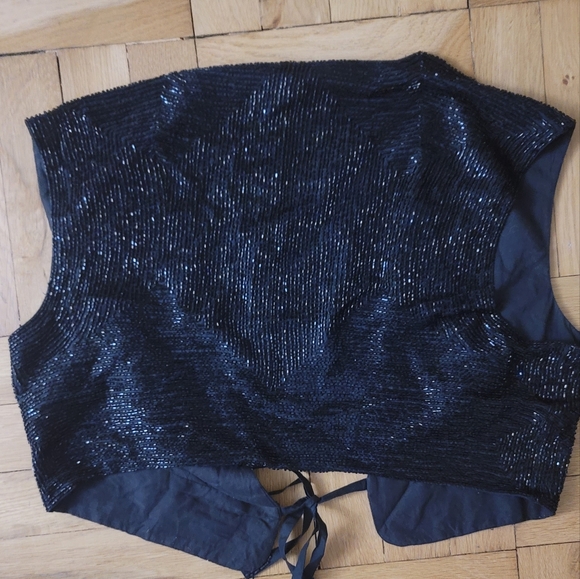 Cropped sequence jacket - Picture 3 of 3